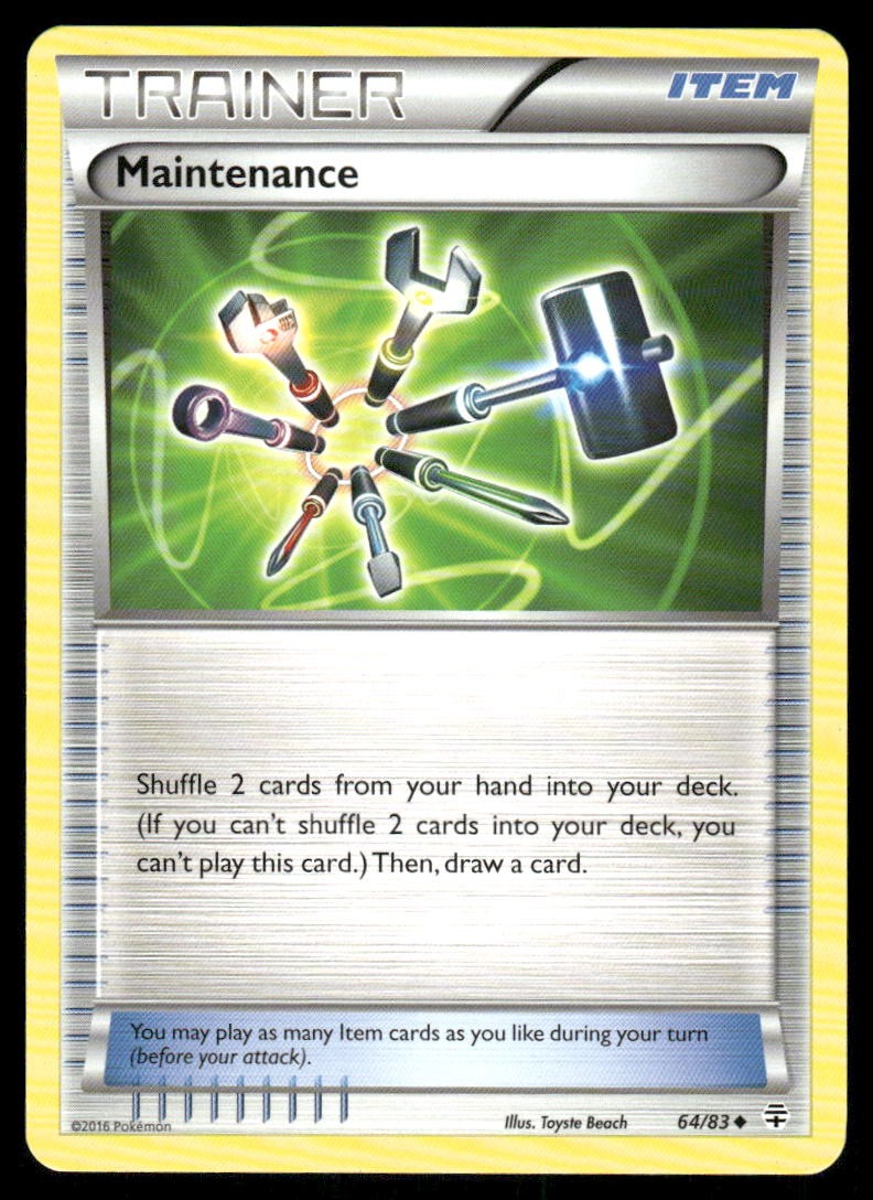 Pokemon Cards Maintenance 64/83 Generations Uncommon NM0