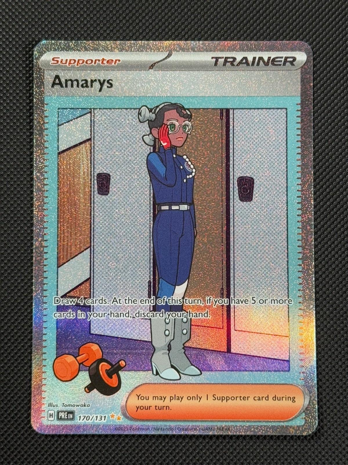 Amarys 170/131 SIR Pokémon Card Prismatic Evolutions Trainer Holo Rare0
