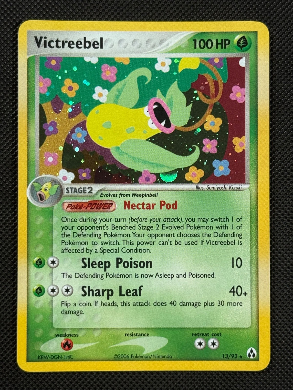 Victreebel 13/92 HOLO Pokémon Card EX Legend Maker Holo Rare 0