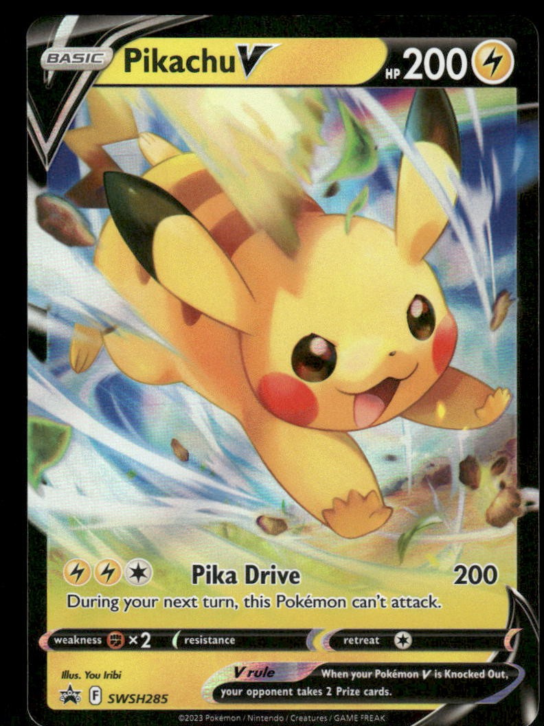 Pokemon Cards Pikachu V SWSH285 SWSH Black Star Promo NM0