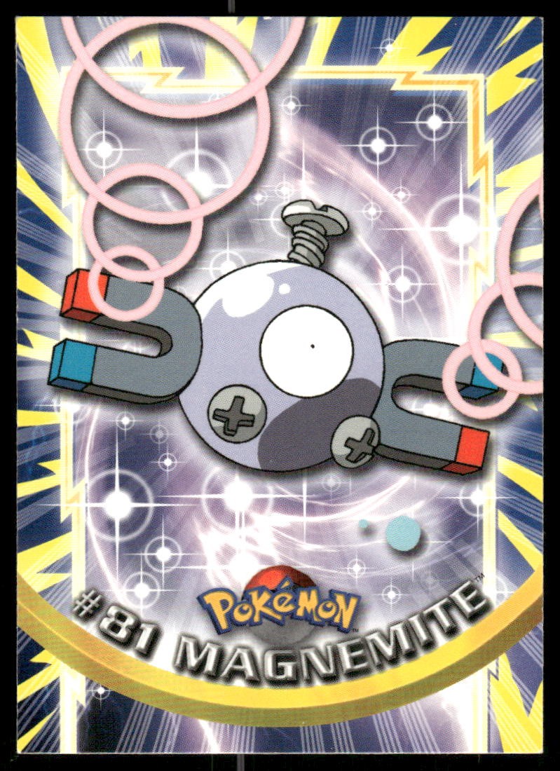 Pokemon Cards Magnemite #81 Topps Trading Cards Series 2 NM *60