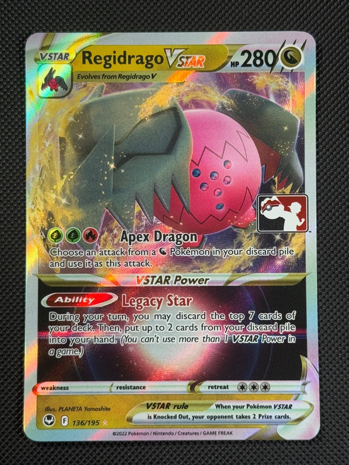 Regidrago VSTAR 136/195 PRIZE PACK Pokémon Card Sword & Shield-Silver Tempest0