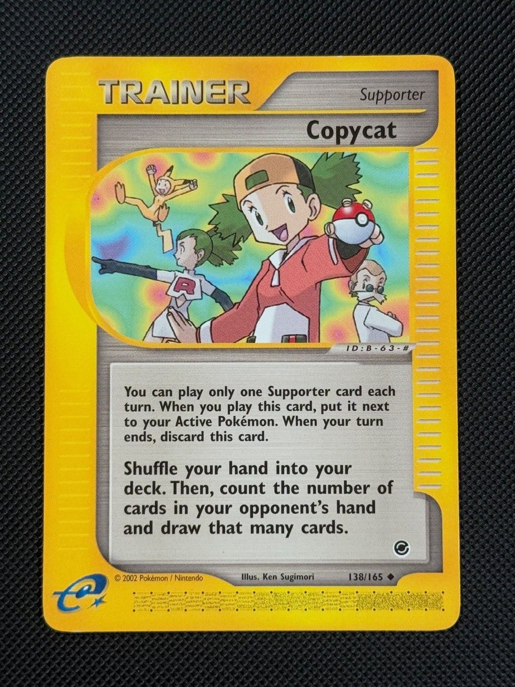 Copycat 138/165 REGULAR Pokémon Card WOTC Expedition Uncommon0