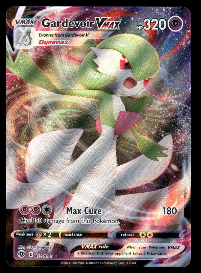 Pokemon Cards Gardevoir VMAX 017/073 Champion's Path Holo Rare VMAX NM *20
