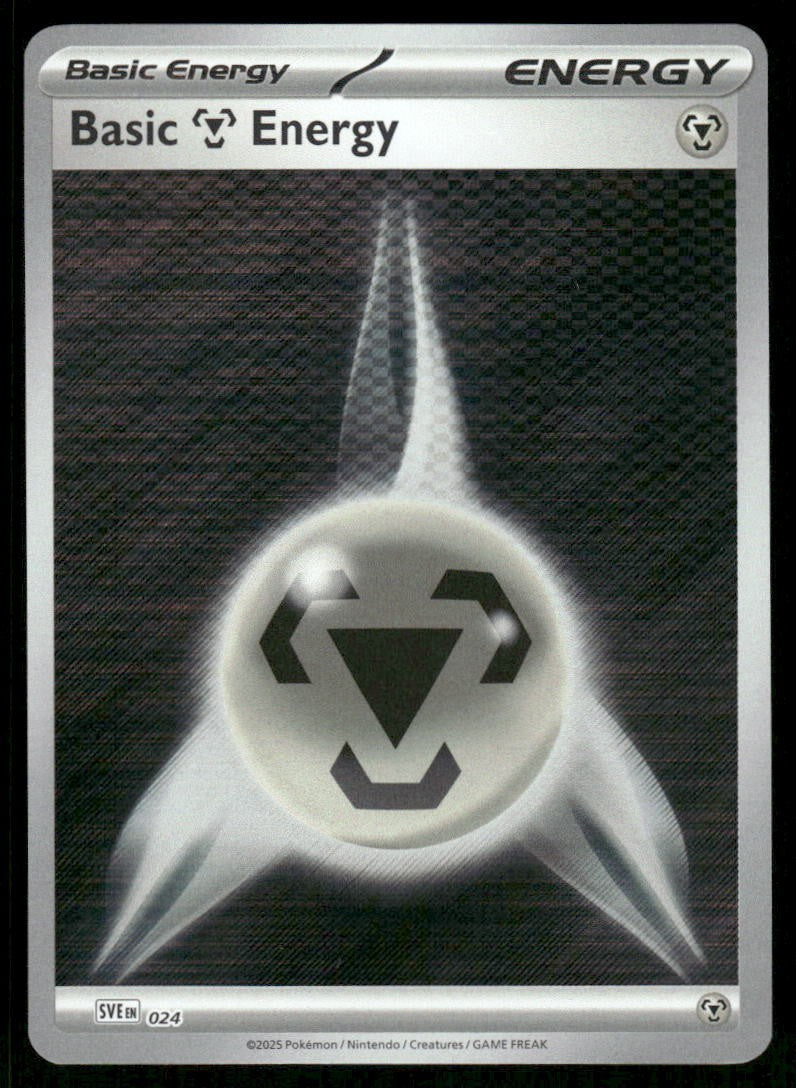 Pokemon Cards Basic Metal Energy 024 Scarlet & Violet Energies NM0