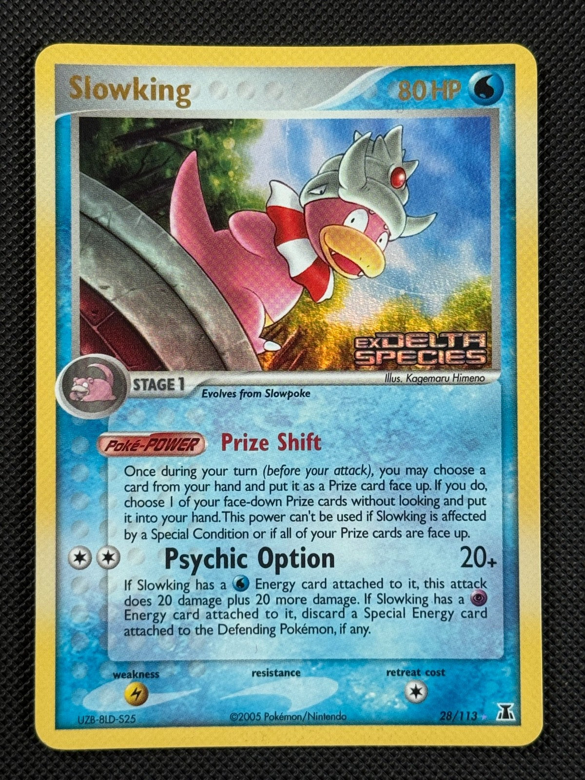 Slowking 28/113 STAMPED Pokémon Card EX Delta Species Reverse Holo Rare0