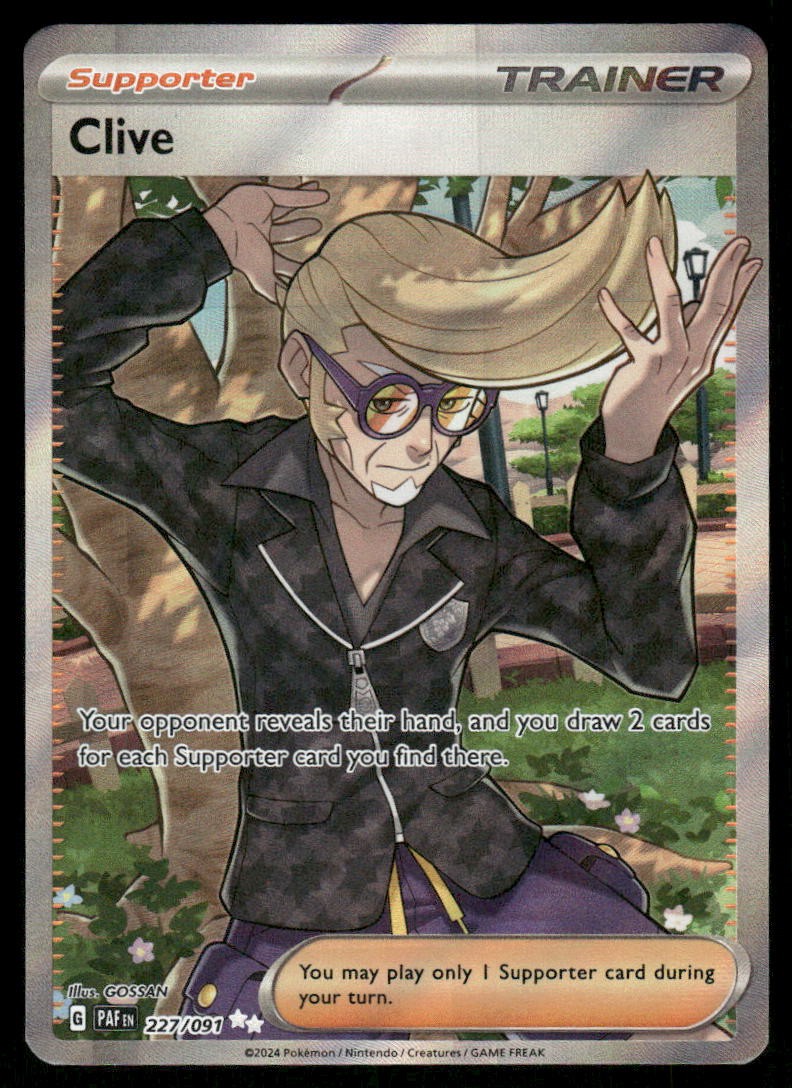 Pokemon Cards Clive 227/091 Paldean Fates Ultra Rare NM *20