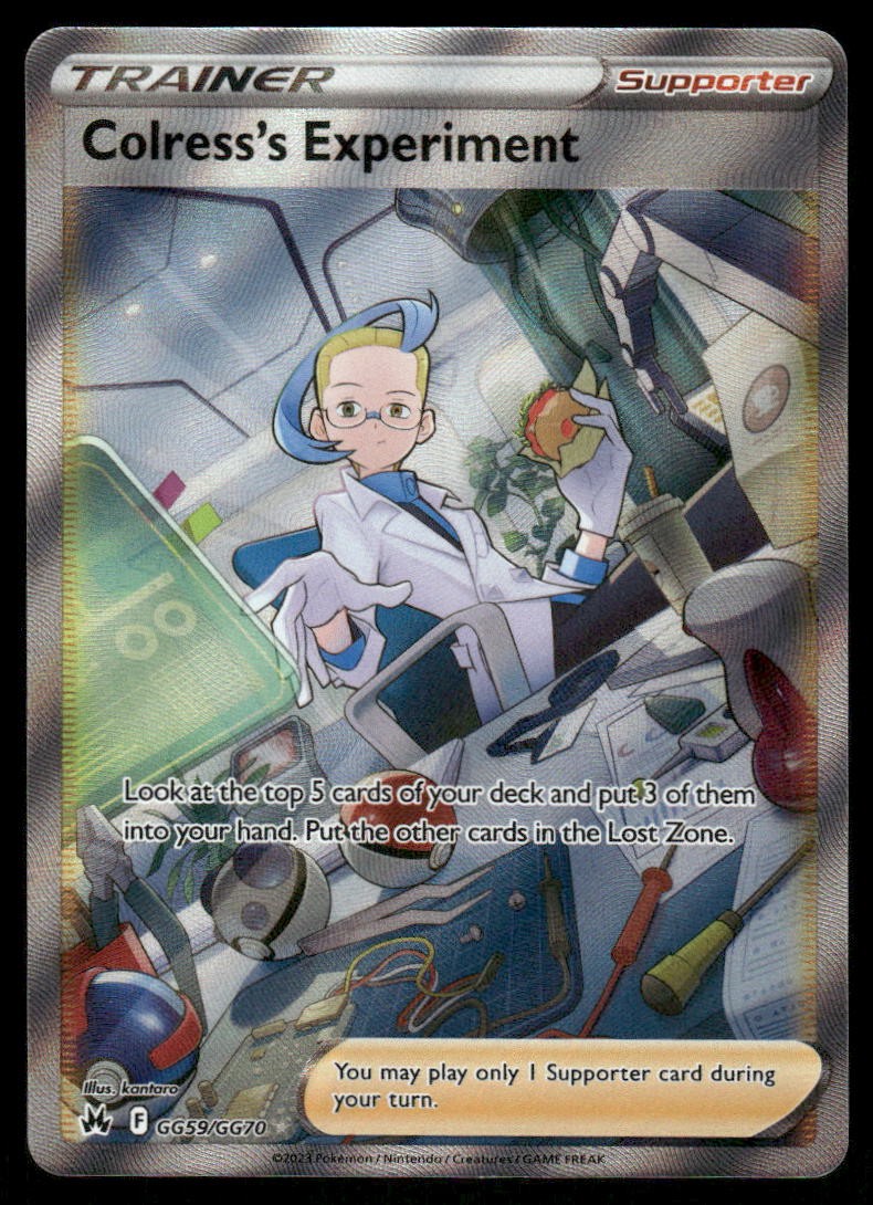 Pokemon Cards Colress's Experiment GG59/GG70 Crown Zenith Galarian Gallery NM *30