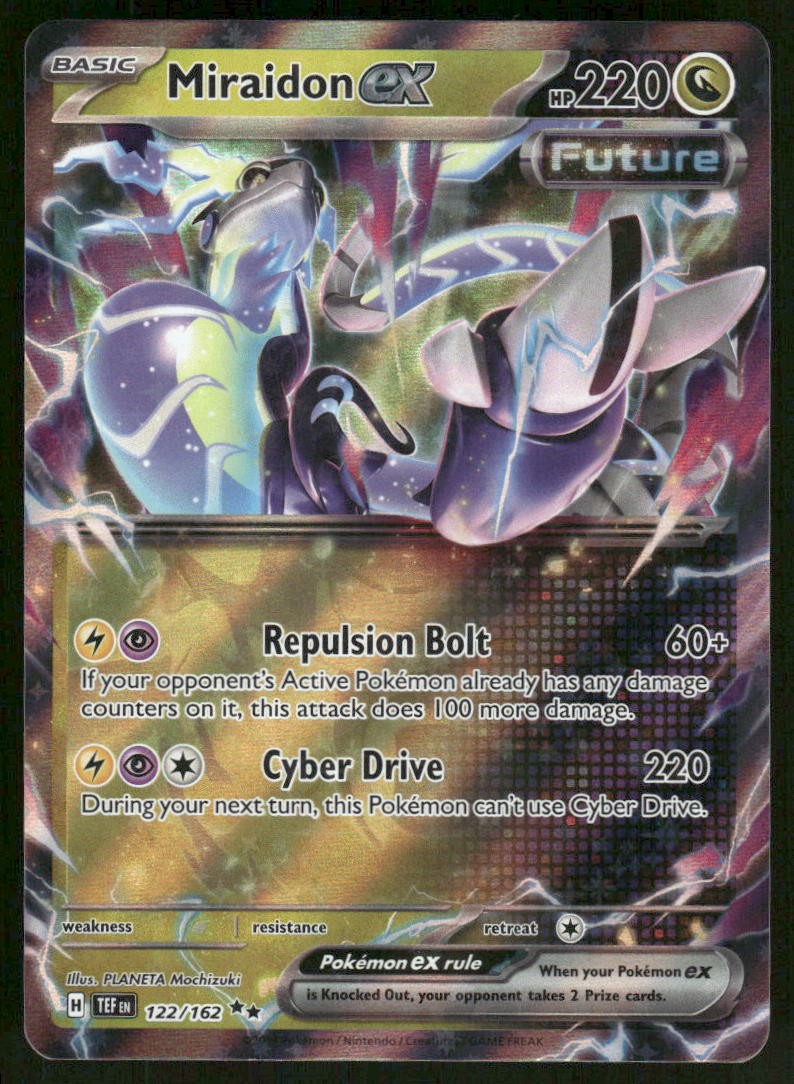 Pokemon Cards Miraidon ex 122/162 Temporal Forces Double Rare NM0