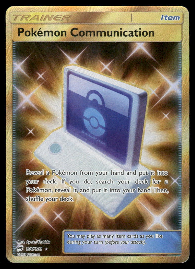 Pokemon Cards Pokemon Communication 196/181 Team Up Secret Rare NM0