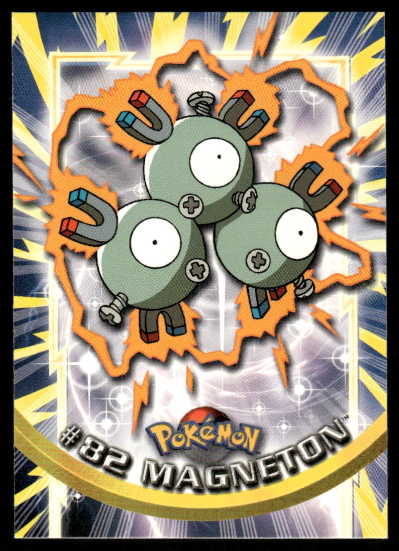 Pokemon Cards Magneton #82 Topps Trading Cards Series 2 NM *40