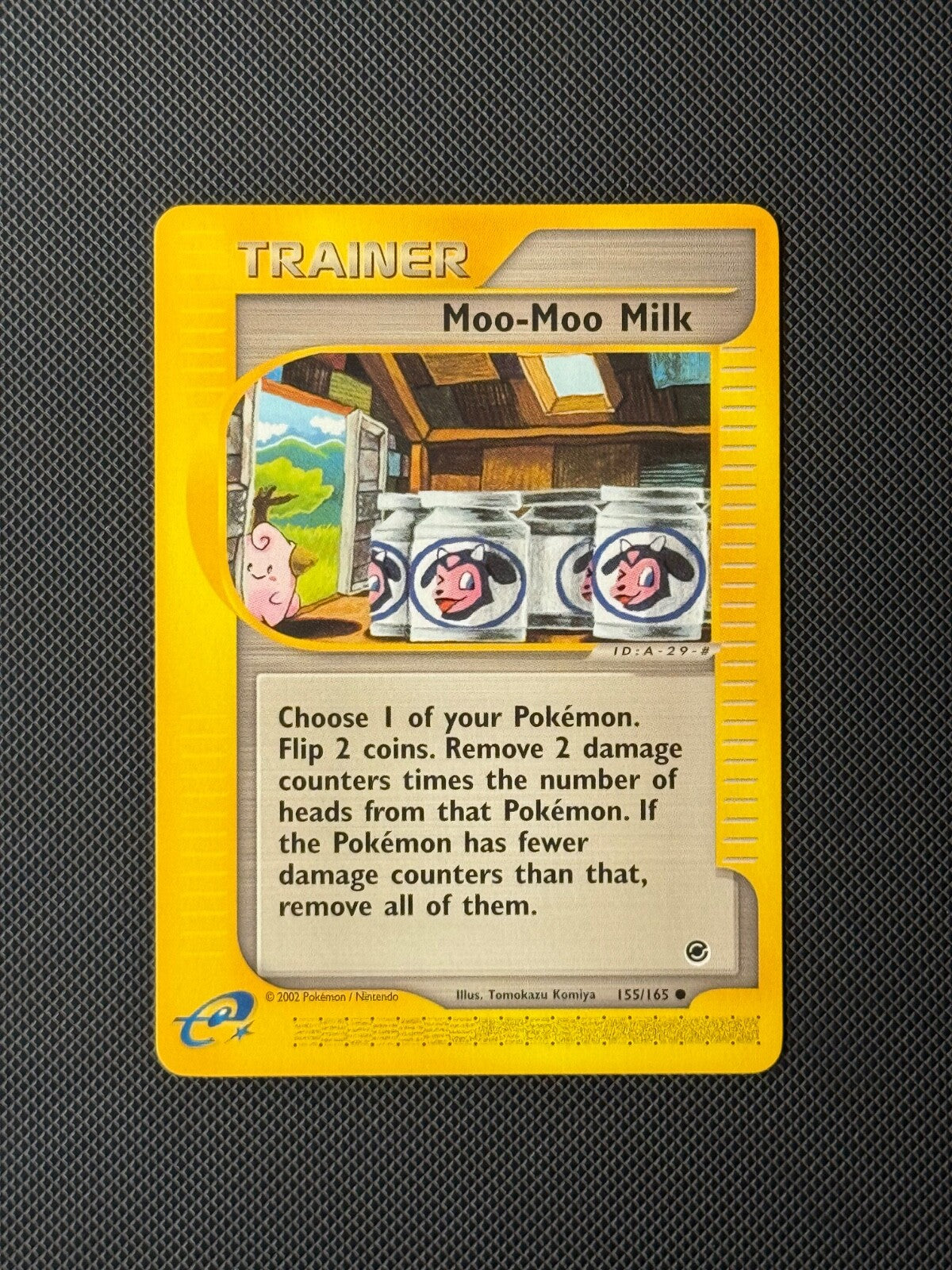 Moo-Moo Milk 155/165 Pokémon Card Expedition Base Set Common WOTC NM0