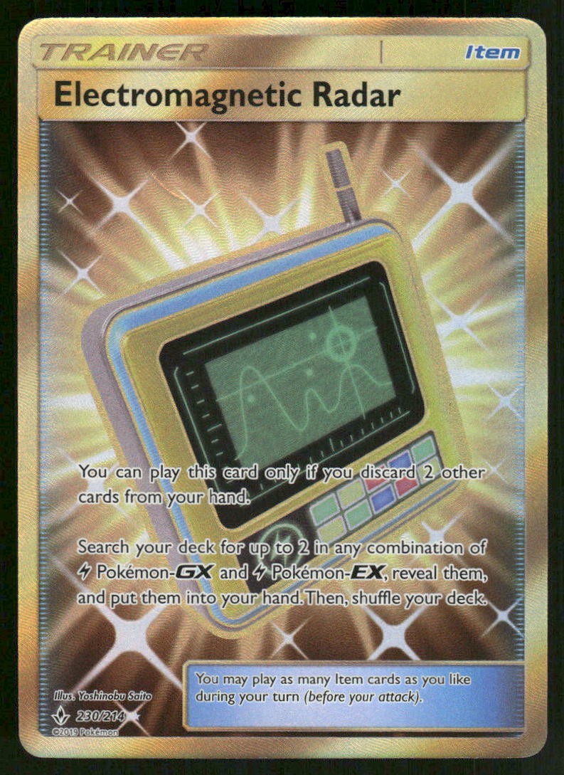 Pokemon Cards Electromagnetic Radar 230/214 Unbroken Bonds Secret Rare NM0