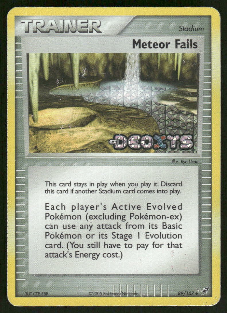 Pokemon Cards Meteor Falls 89/107 Reverse Holo Deoxys Uncommon LP0