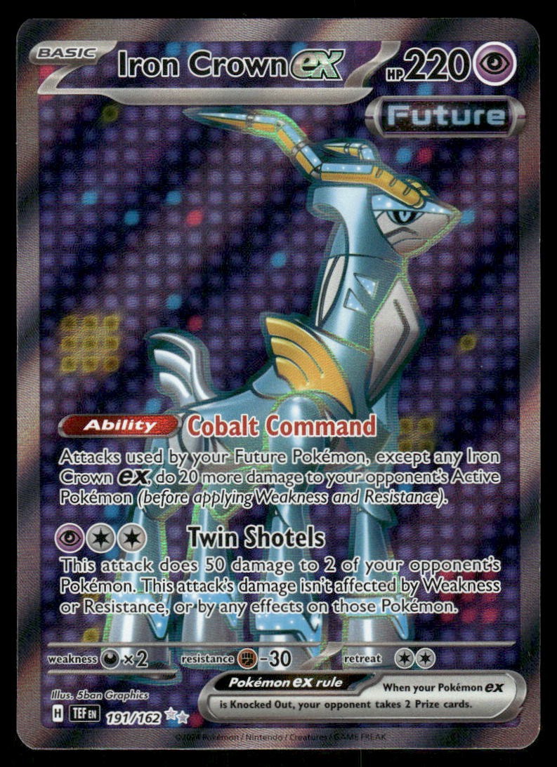 Pokemon Cards Iron Crown ex 191/162 Temporal Forces Ultra Rare NM0