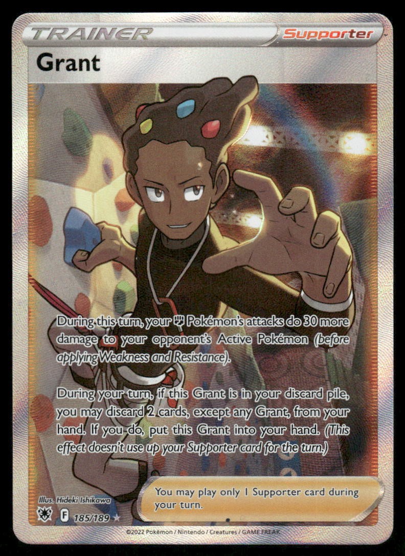 Pokemon Cards Grant 185/189 Astral Radiance Rare Ultra NM0