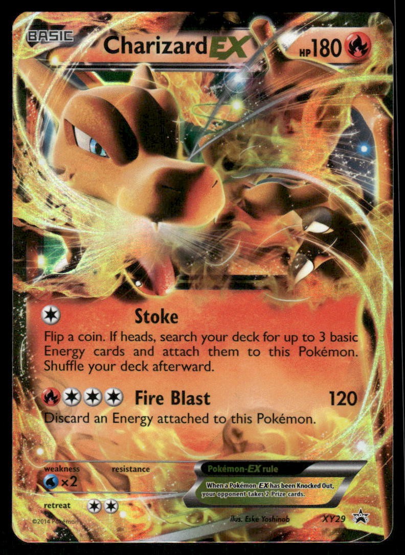Pokemon Cards Charizard EX XY29 XY Black Star Promos Promo NM0