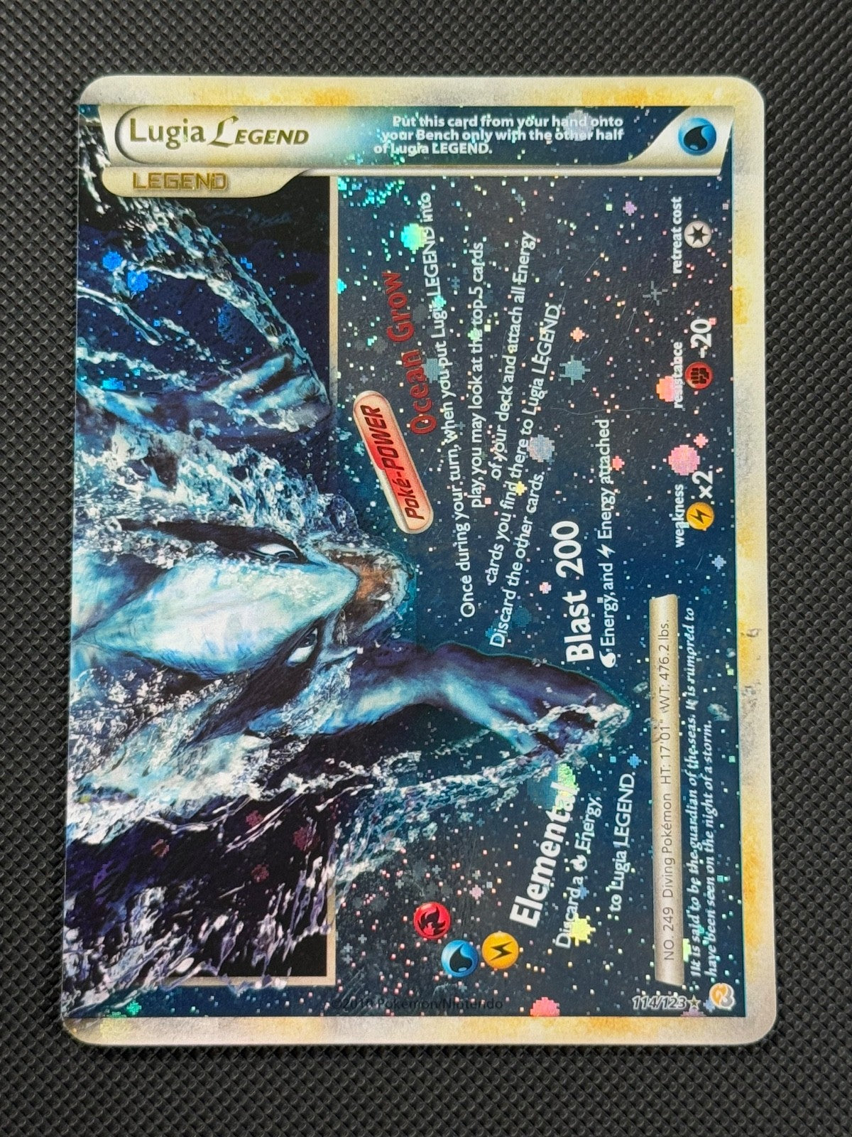 Lugia 113/123 & 114/123 LEGEND Pokemon Card HeartGold & SoulSilver Holo Rare3