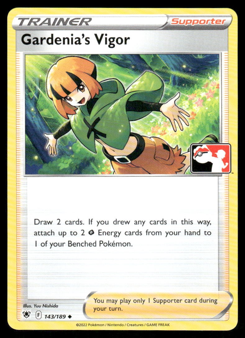 Pokemon Cards Gardenia's Vigor 143/189 PRIZE PACK Astral Radiance Uncommon NM0