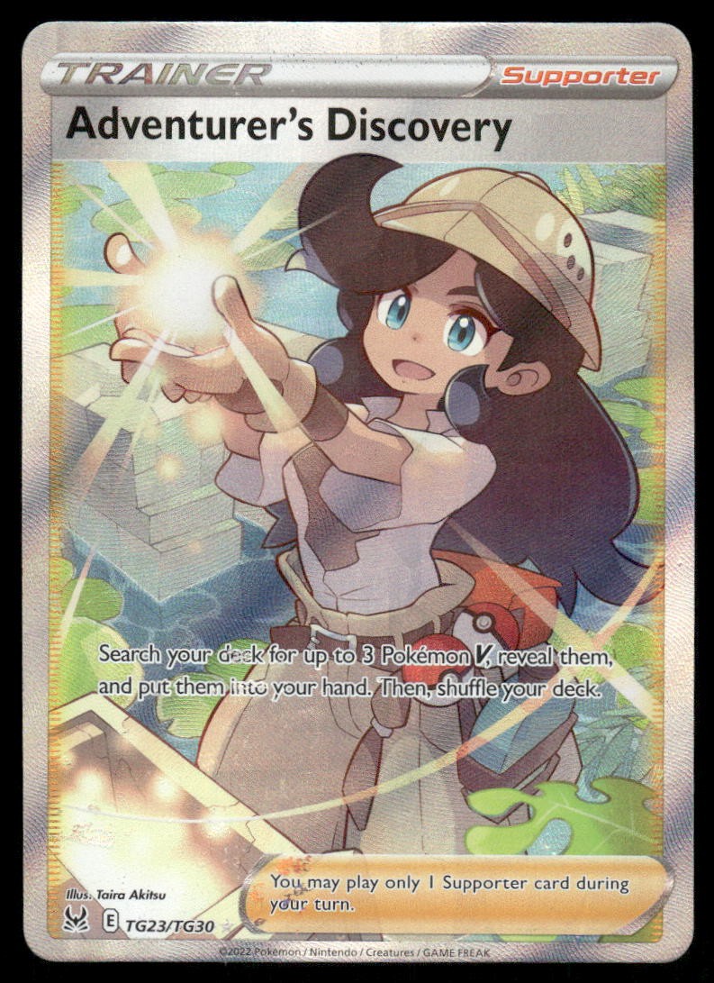 Pokemon Cards Adventurer's Discovery TG23/TG30 Lost Origin Trainer Gallery NM0