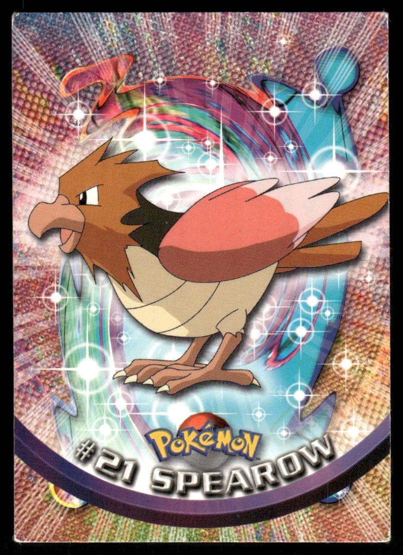 Pokemon Cards Spearow #21 Topps Trading Cards Series 1 LP *20