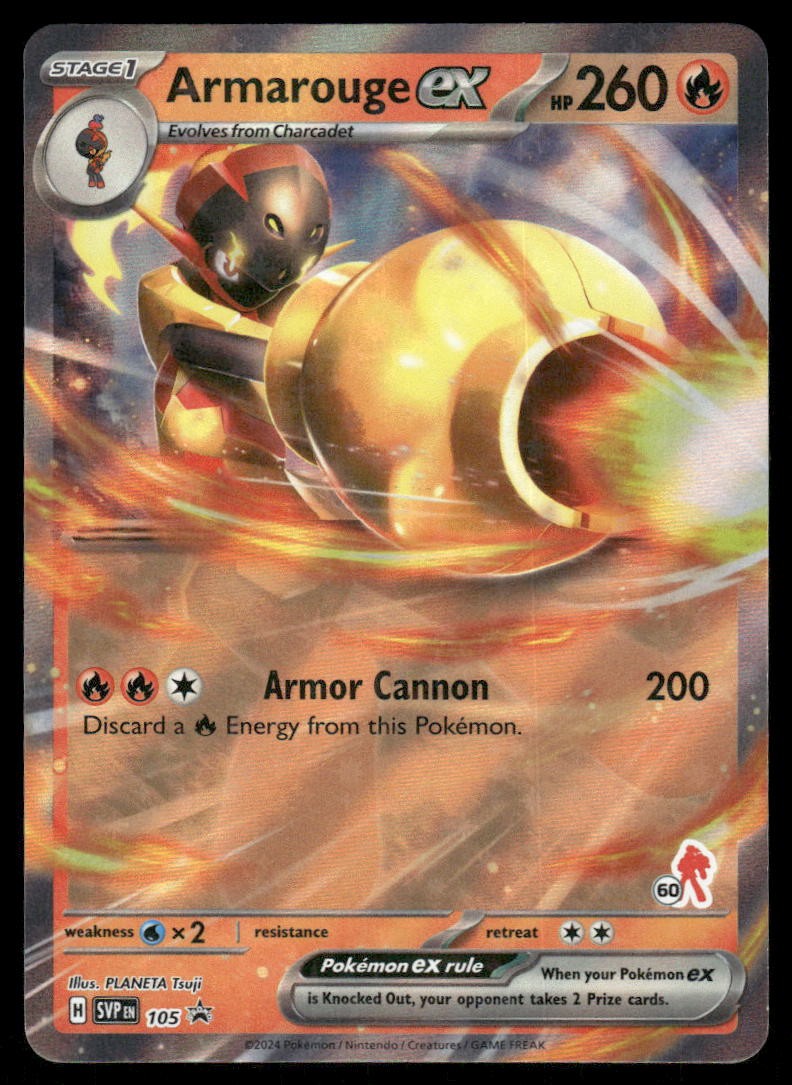 Pokemon Cards Armarouge ex 105 Scarlet & Violet Promo NM0