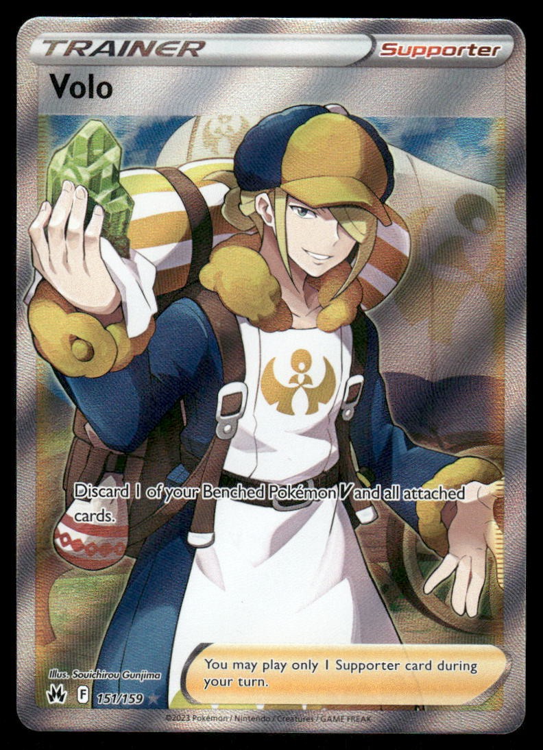 Pokemon Cards Volo 151/159 Crown Zenith Rare Ultra NM0