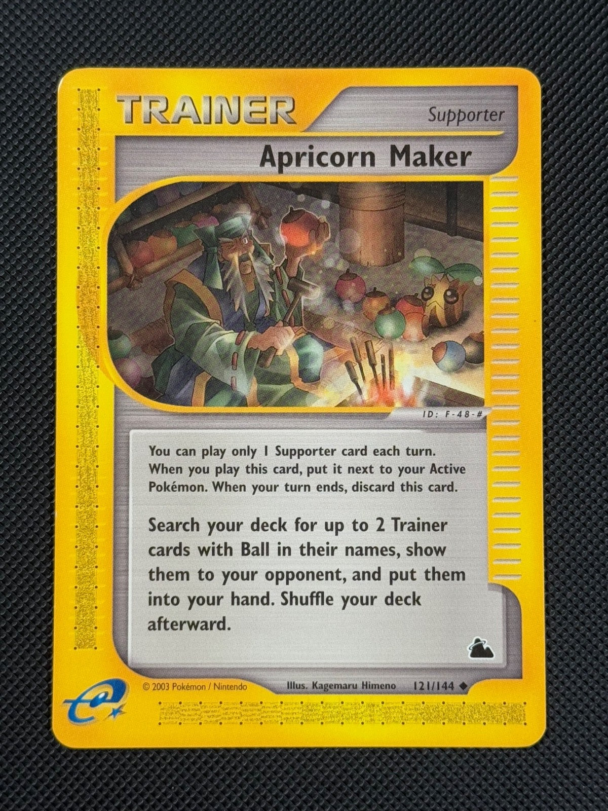 Apricorn Maker 121/144 REGULAR Pokémon Card WOTC Skyridge Uncommon0