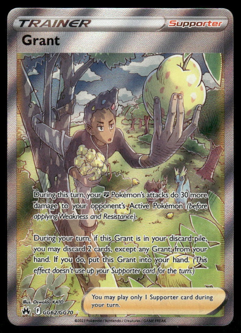 Pokemon Cards Grant GG62/GG70 Crown Zenith Galarian Gallery Rare Ultra NM0
