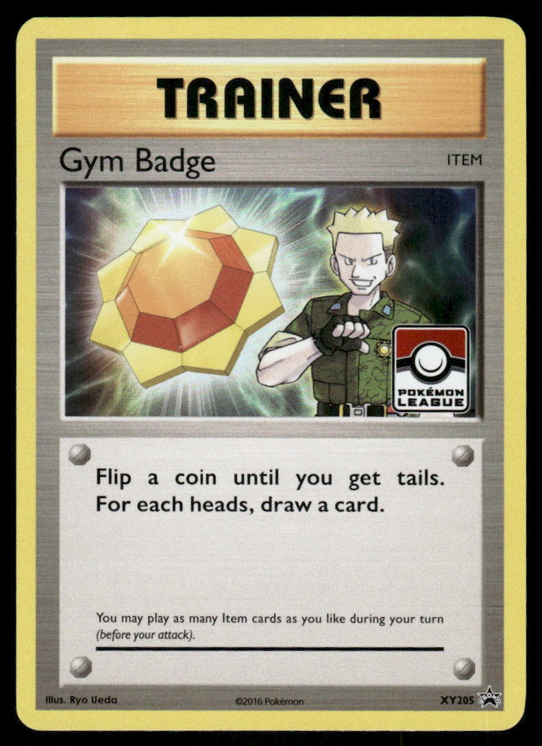 Pokemon Cards Gym Badge XY205 Lt. Surge XY Black Star Promos Promo NM0