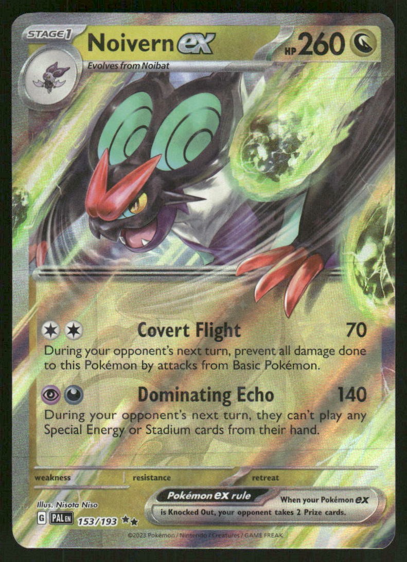 Pokemon Cards Noivern ex 153/193 Paldea Evolved Double Rare NM0
