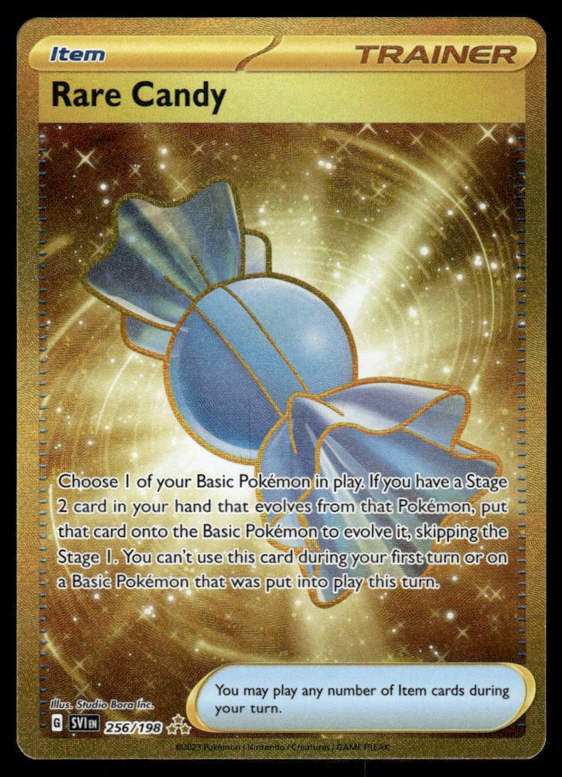 Pokemon Cards Rare Candy 256/198 Scarlet & Violet Hyper Rare NM0