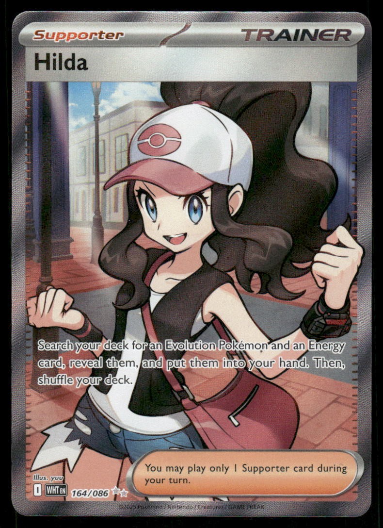 Pokemon Cards Hilda 164/086 White Flare Ultra Rare NM0