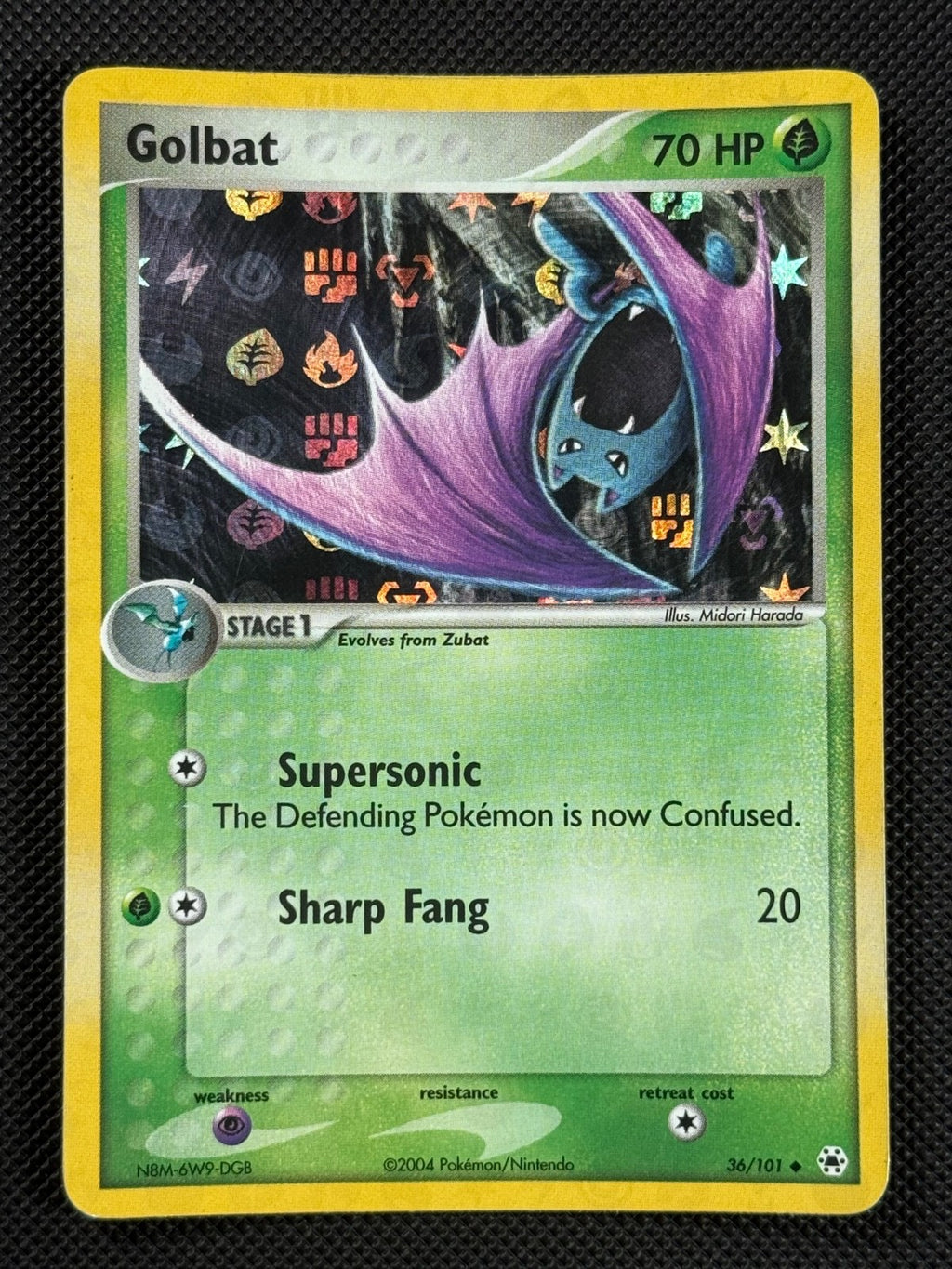 Golbat 36/101 REVERSE HOLO Pokémon Card EX Hidden Legends Holo Uncommon0