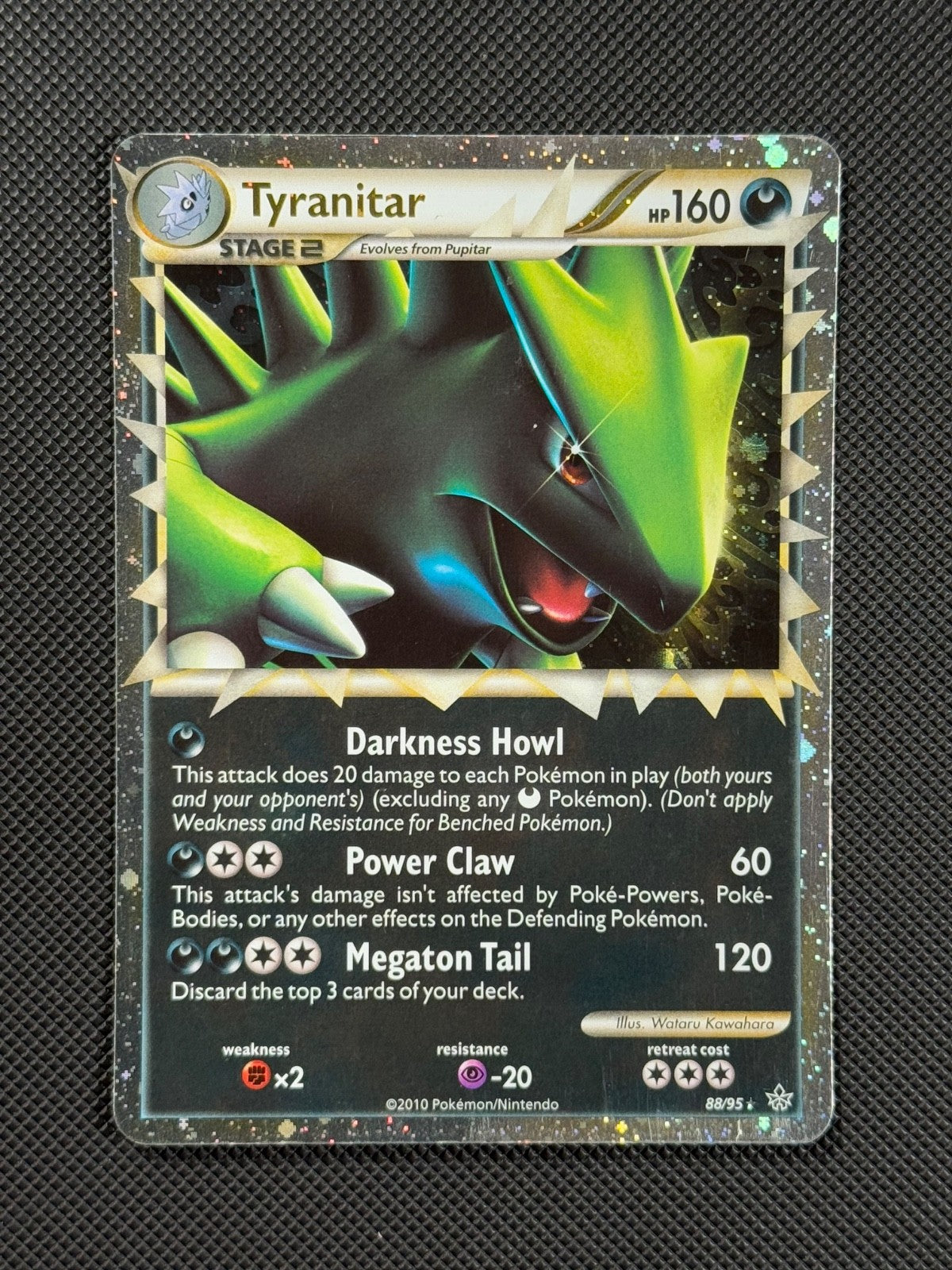 Pokémon Cards Tyranitar 88/95 Prime Unleashed HGSS HeartGold SoulSilver Holo1