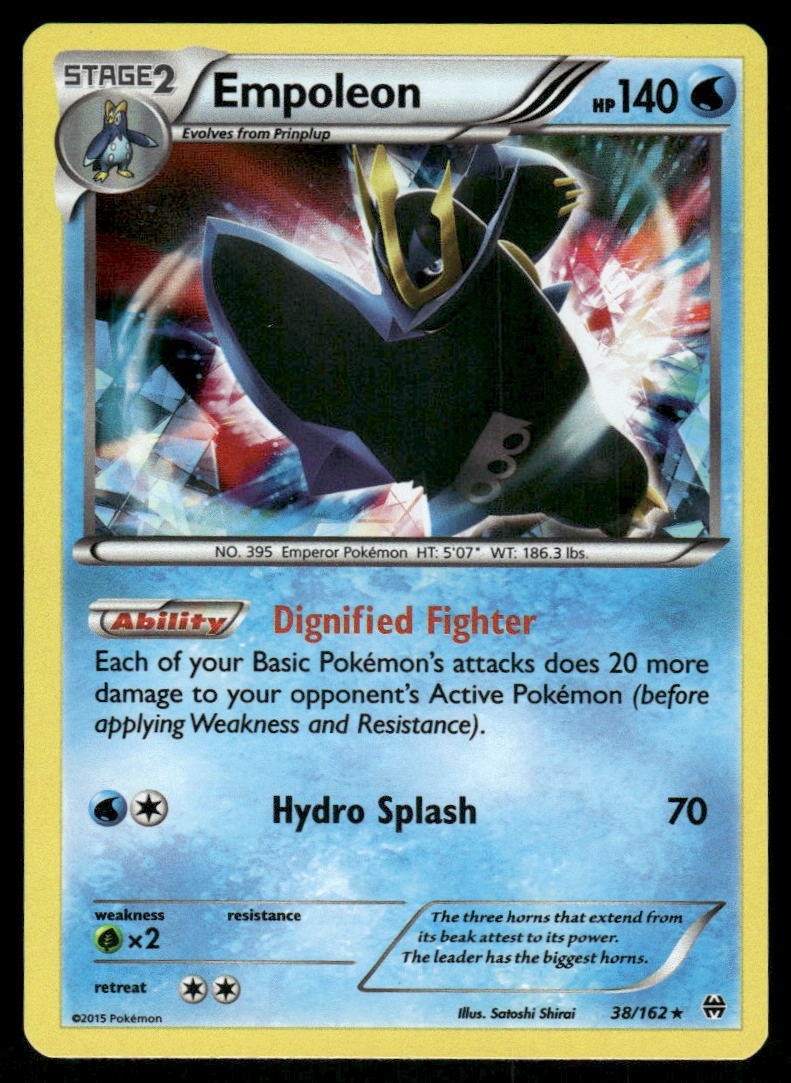 Pokemon Cards Empoleon 38/162 BREAKthrough XY Holo Rare NM0