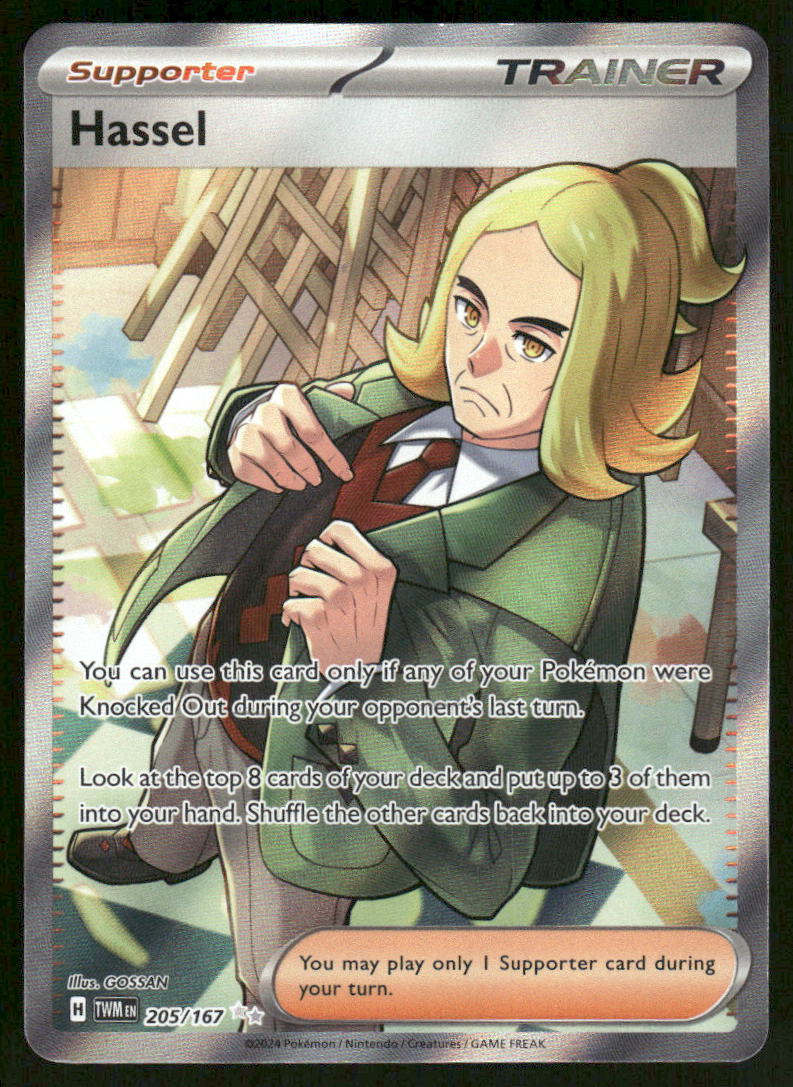 Pokemon Cards Hassel 205/167 Twilight Masquerade Ultra Rare Full Art NM0