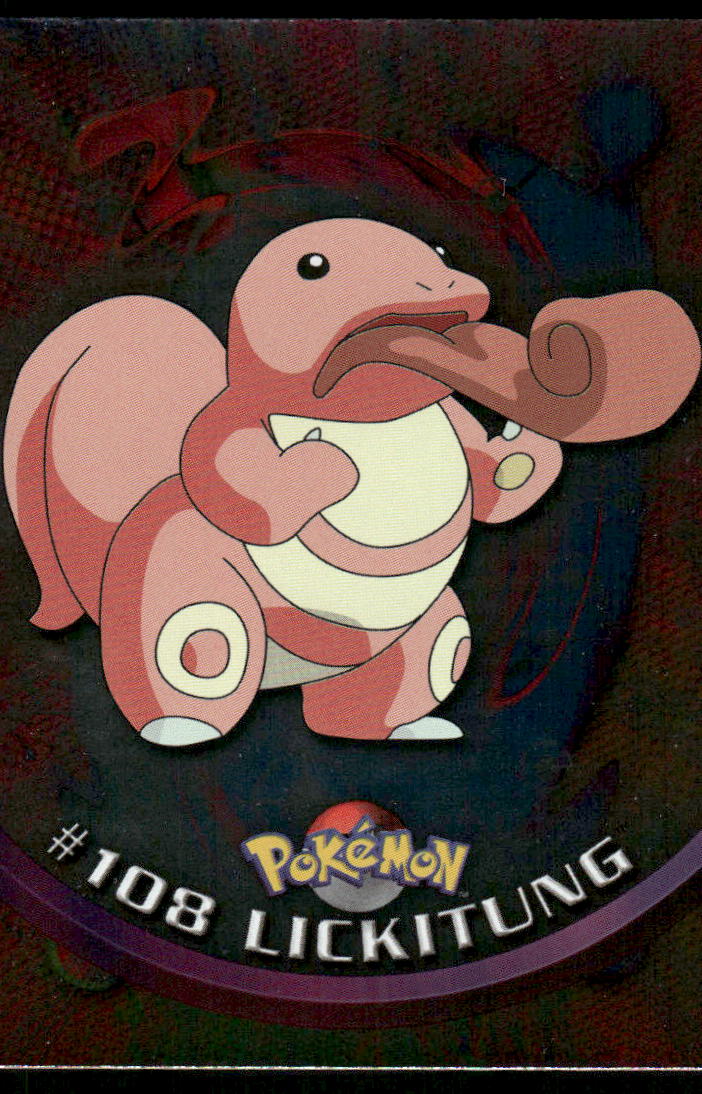 Pokemon Cards Lickitung #108 Topps Trading Cards HOLO Series 2 NM *10