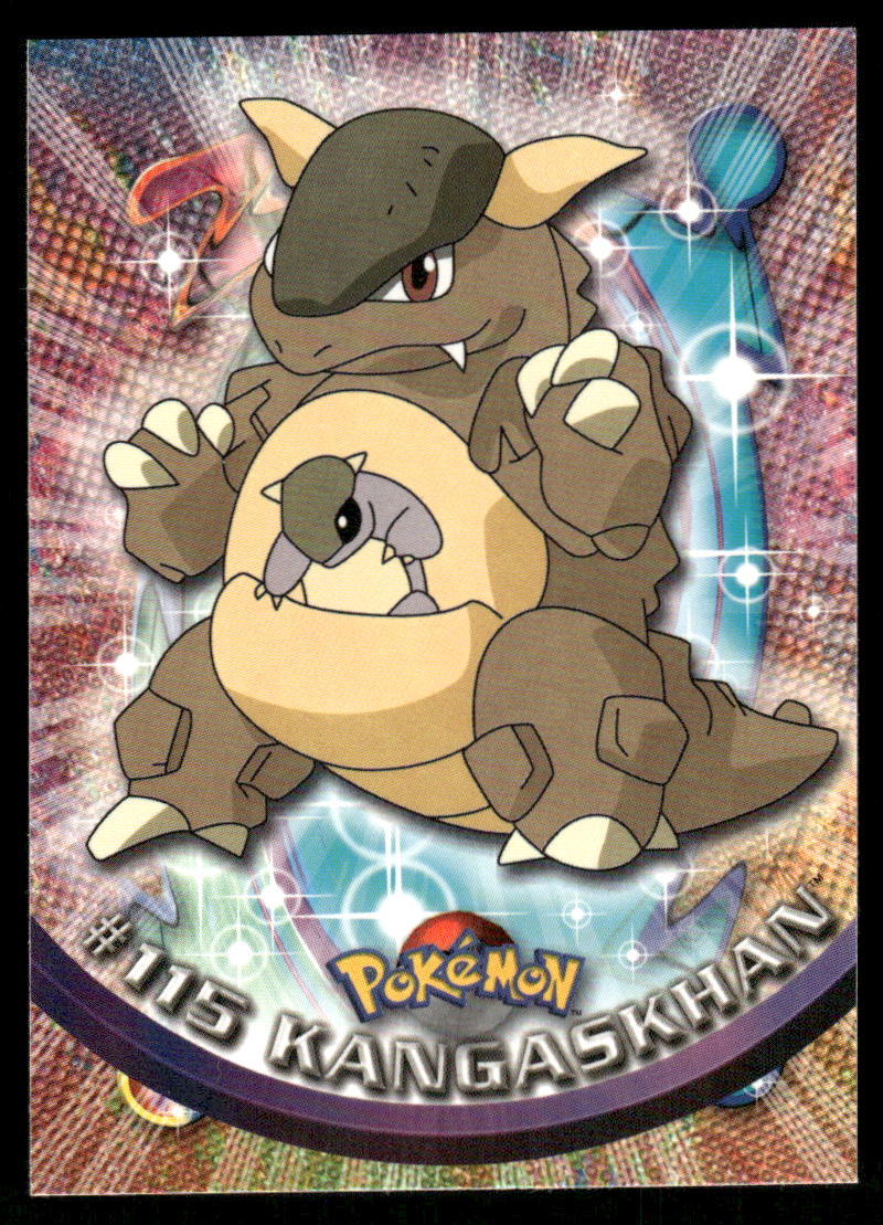 Pokemon Cards Kangaskhan #115 Topps Trading Cards Series 2 NM *30