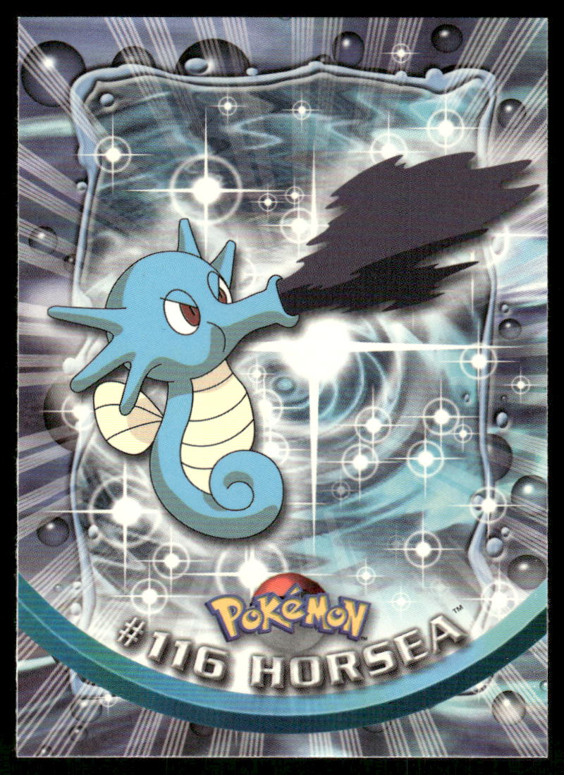 Pokemon Cards Horsea #116 Topps Trading Cards Series 2 NM *30