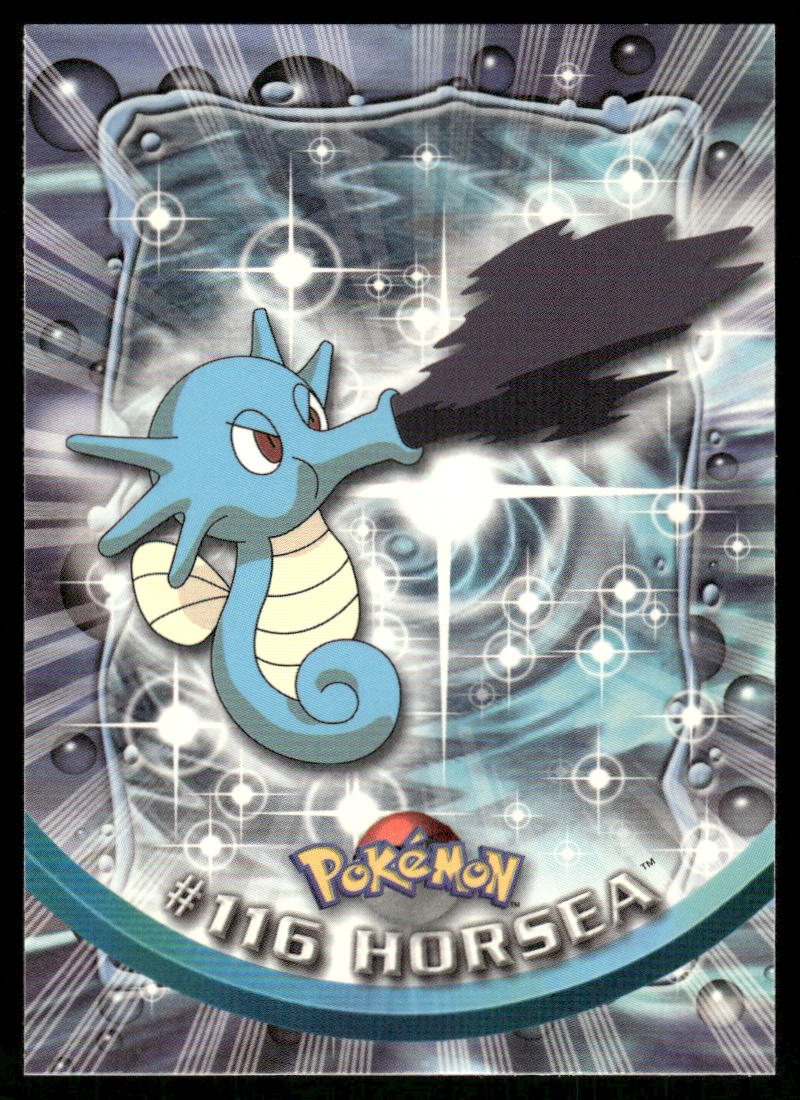 Pokemon Cards Horsea #116 Topps Trading Cards Series 2 NM *40