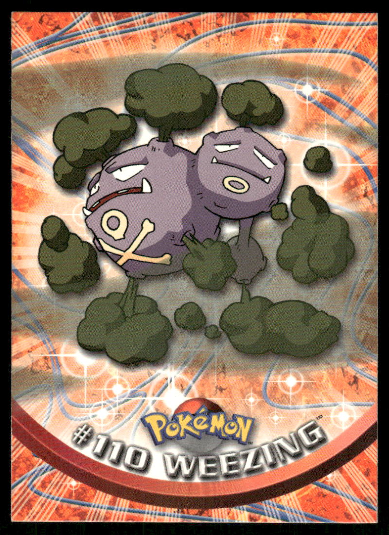 Pokemon Cards Wheezing #110 Topps Trading Cards Series 2 NM *60