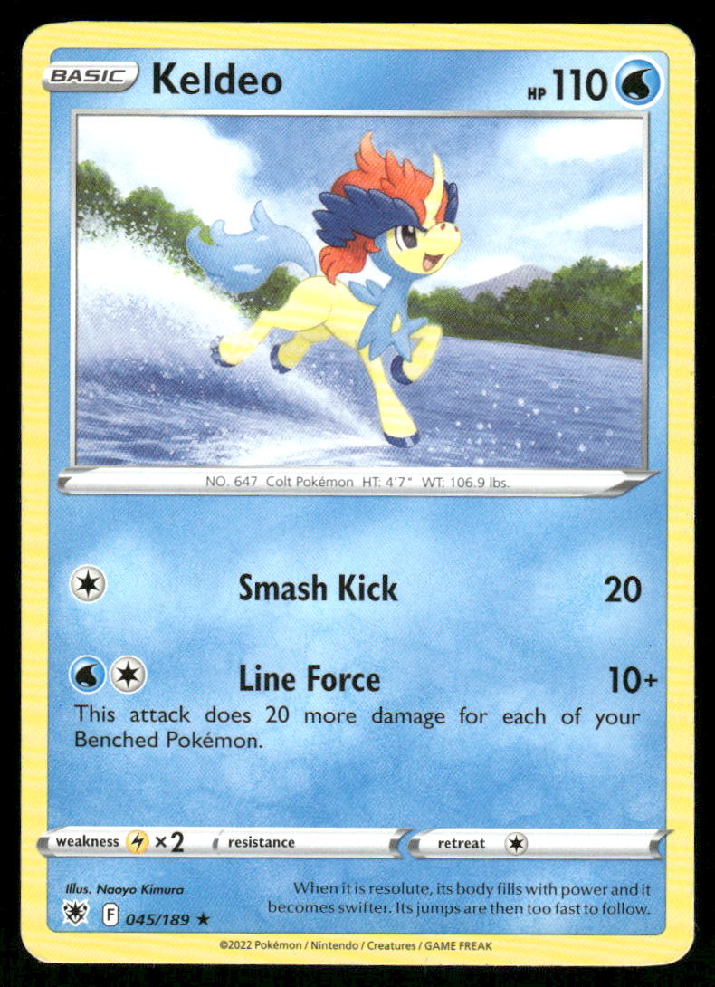 Pokemon Cards Keldeo 45/189 Astral Radiance Deck Exclusives Rare NM – Wintle's Workshop