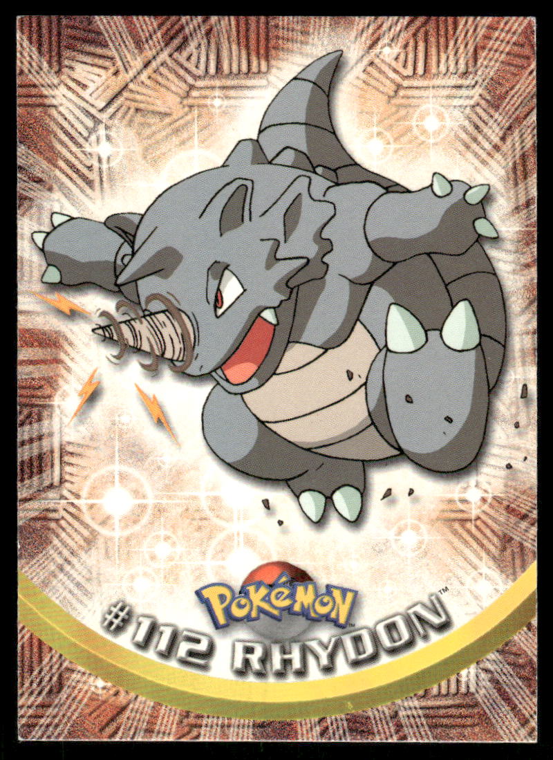 Pokemon Cards Rhydon #112 Topps Trading Cards Series 2 LP *30