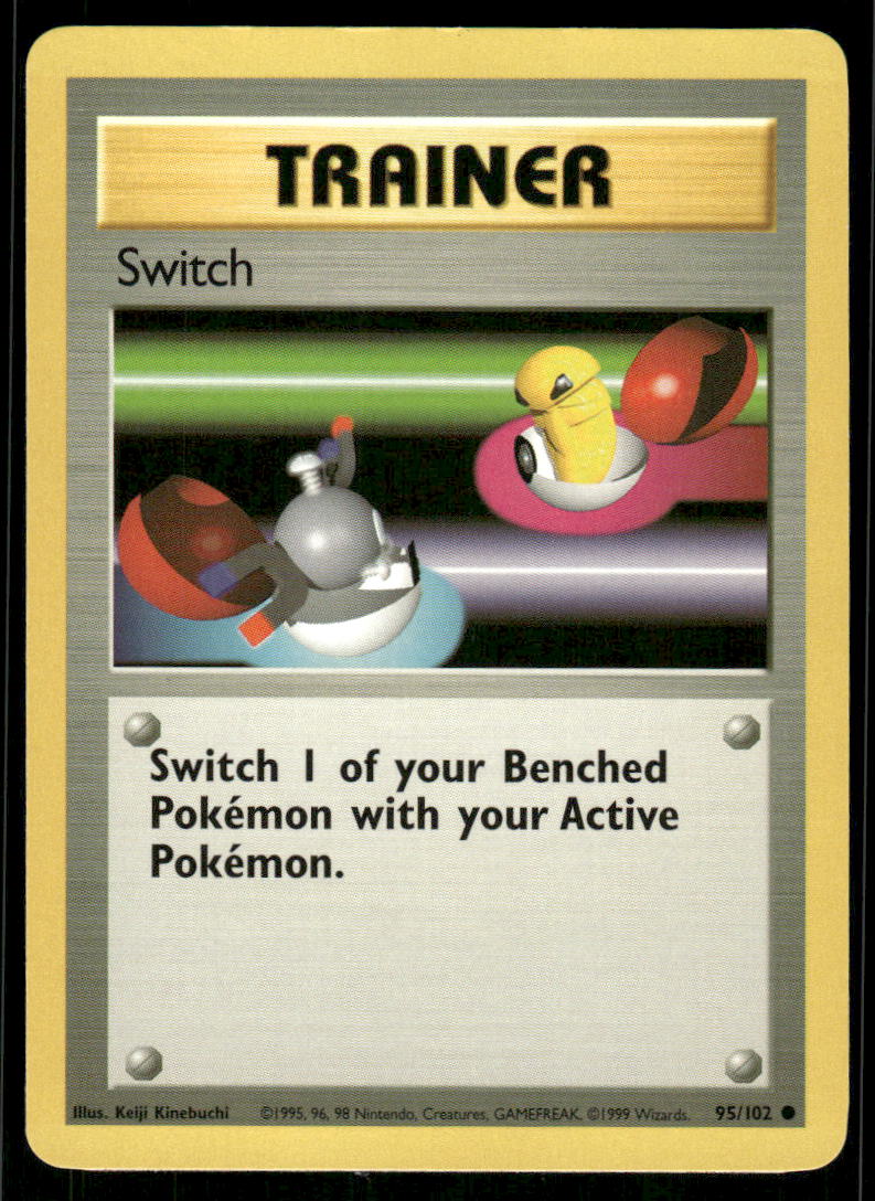 Pokemon Cards Switch 95/102 Base Set Common LP0