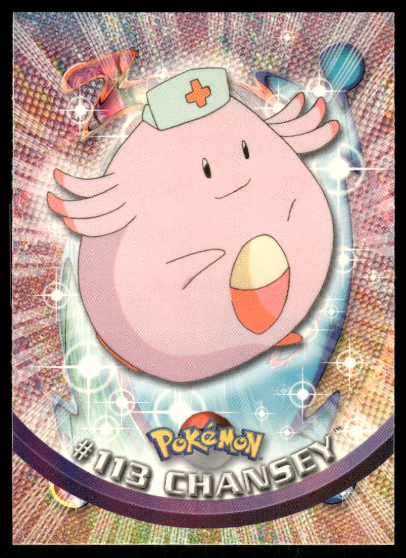 Pokemon Cards Chansey #113 Topps Trading Cards Series 2 NM *50