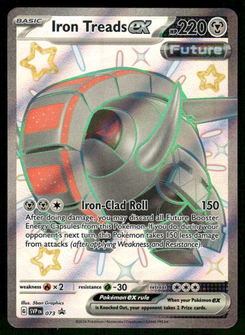 Pokemon Cards Iron Treads ex 073 Scarlet & Violet Promo NM0