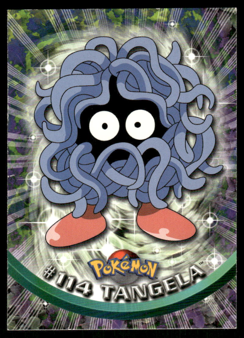 Pokemon Cards Tangela #114 Topps Trading Cards Series 2 LP *10