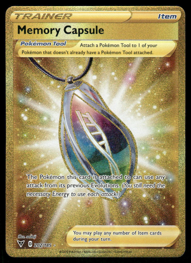 Pokemon Cards Memory Capsule 202/185 Vivid Voltage Secret Rare NM *20