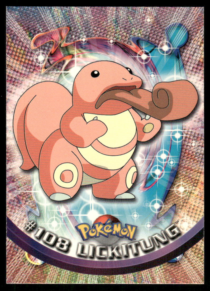 Pokemon Cards Lickitung #108 Topps Trading Cards Series 2 NM *30